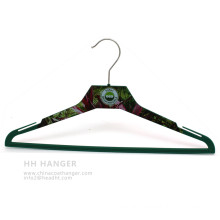 Body Printed Plastic Clothes Hanger Custome Printing Design Coat Ahngers